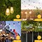 LED Outdoor String Lights 100FT Patio Lights with 52 Shatterproof ST38 Vintage Edison Bulbs, Outside Hanging Lights Waterproof for Porch, Deck, Garden, Backyard, Balcony, 2700K Dimmable